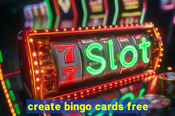 create bingo cards free