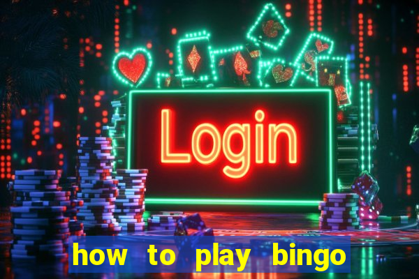 how to play bingo with playing cards