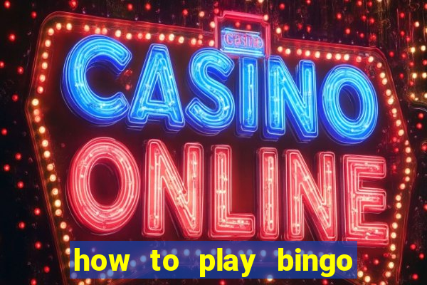 how to play bingo with playing cards