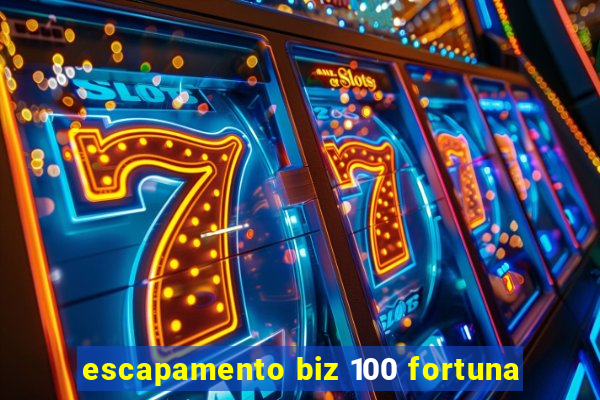 escapamento biz 100 fortuna