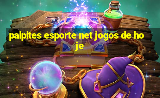 palpites esporte net jogos de hoje