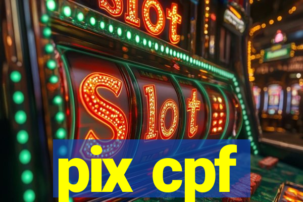 pix cpf