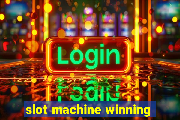 slot machine winning