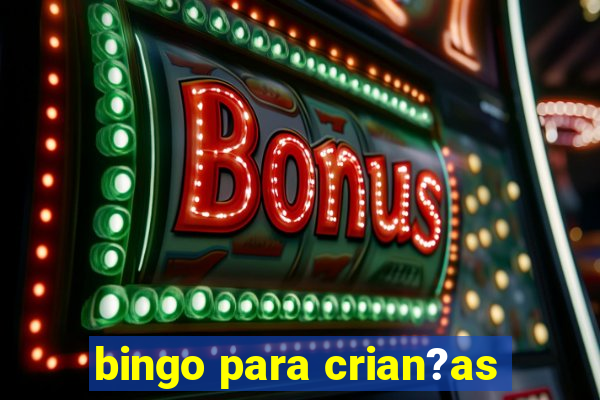 bingo para crian?as