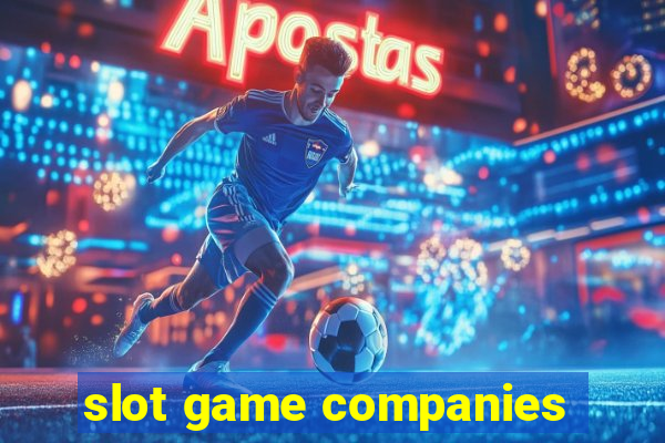 slot game companies