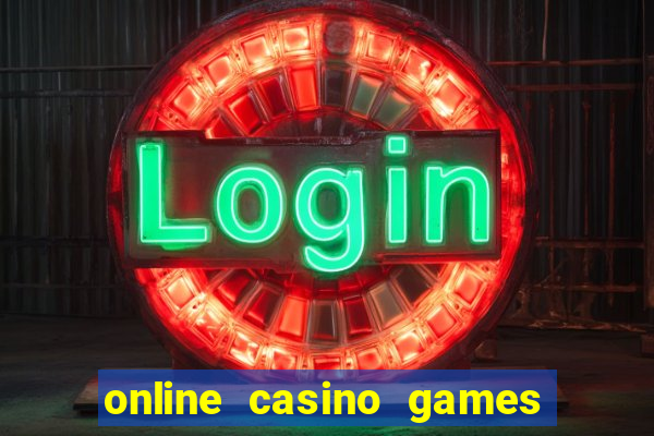 online casino games for real cash