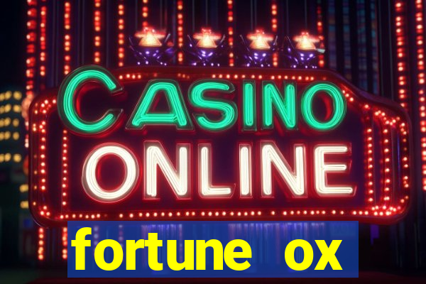 fortune ox horários pagantes