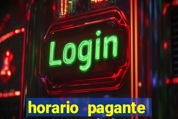 horario pagante fortune tiger