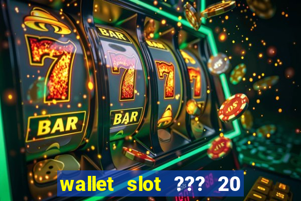 wallet slot ??? 20 ??? 100