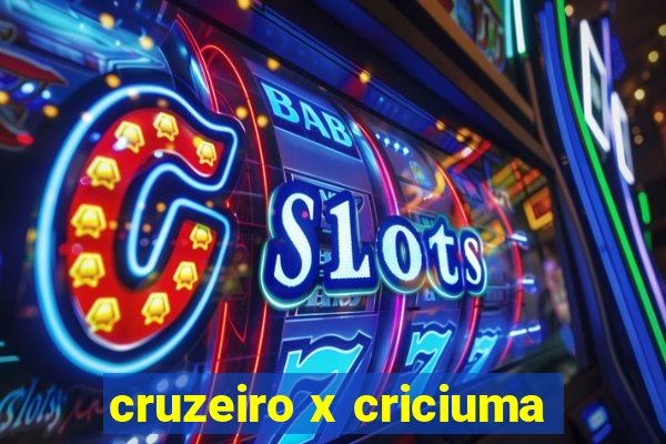 cruzeiro x criciuma