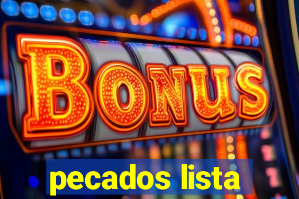 pecados lista