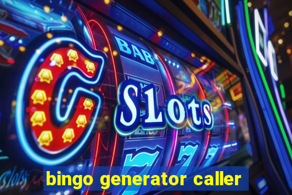 bingo generator caller