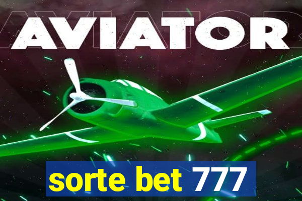 sorte bet 777