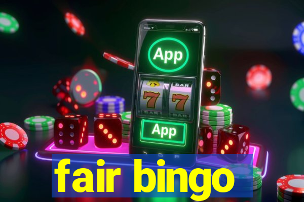 fair bingo