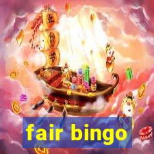 fair bingo