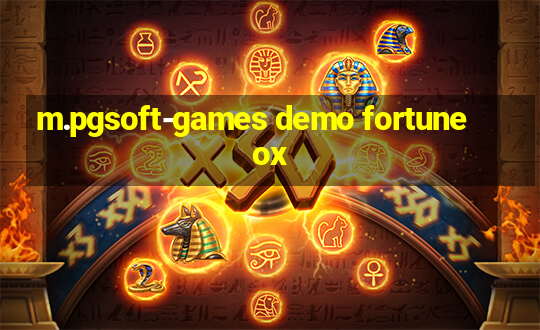 m.pgsoft-games demo fortune ox