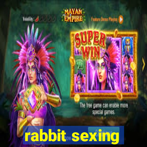 rabbit sexing