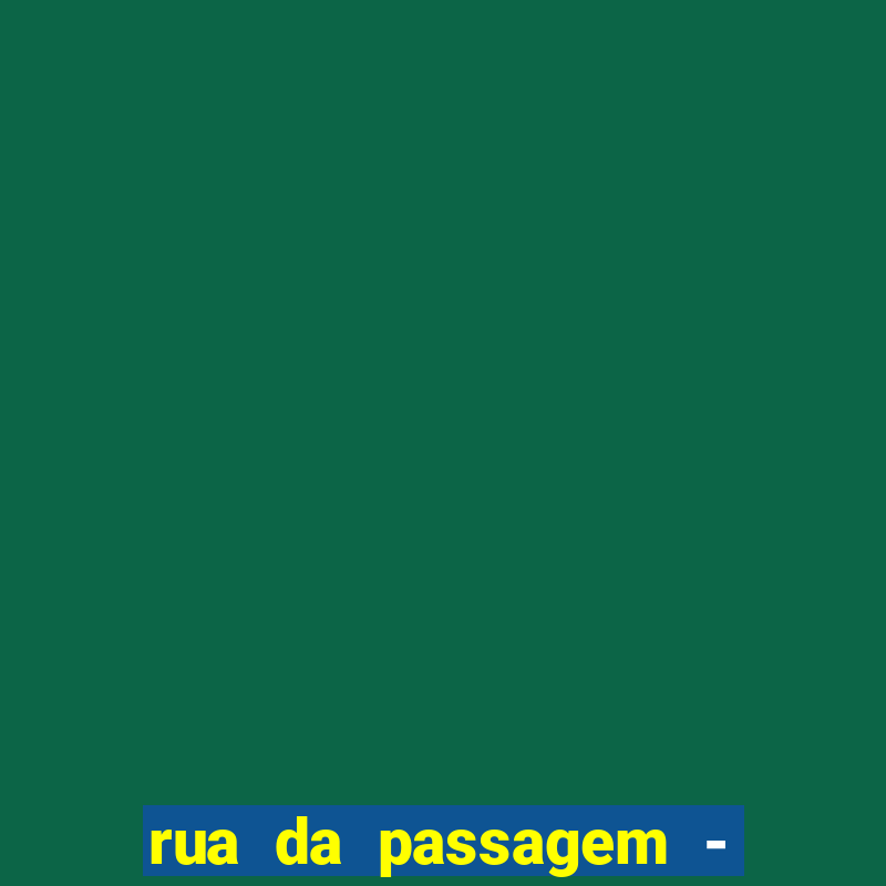 rua da passagem - botafogo mapa