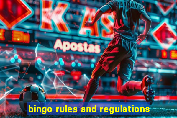 bingo rules and regulations