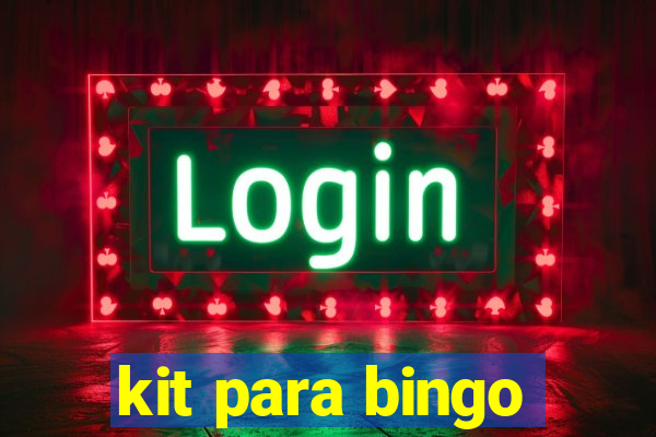 kit para bingo