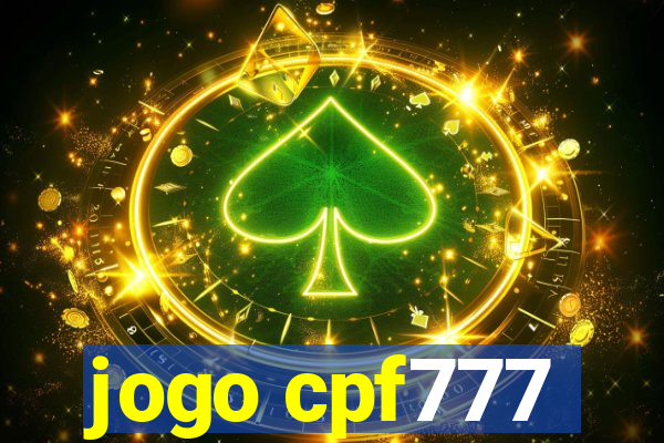 jogo cpf777