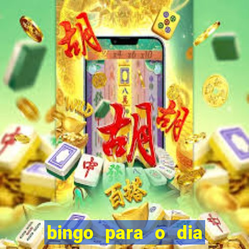 bingo para o dia do estudante