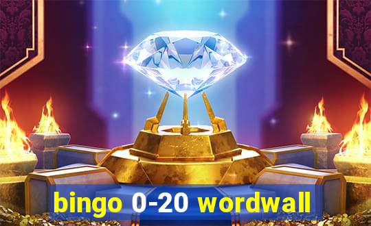 bingo 0-20 wordwall