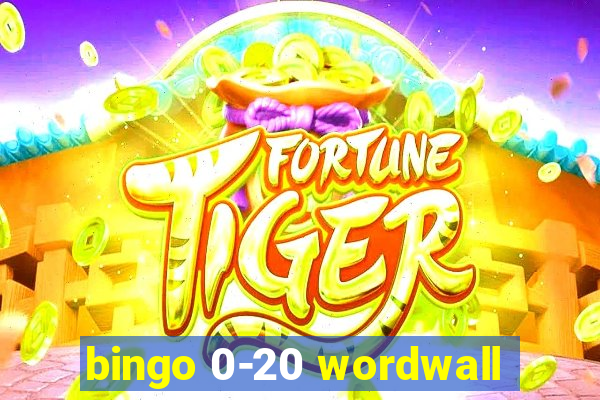 bingo 0-20 wordwall