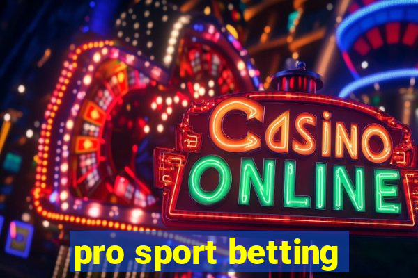 pro sport betting