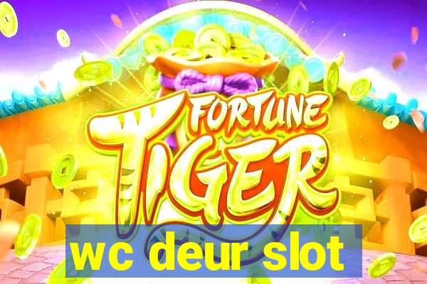 wc deur slot