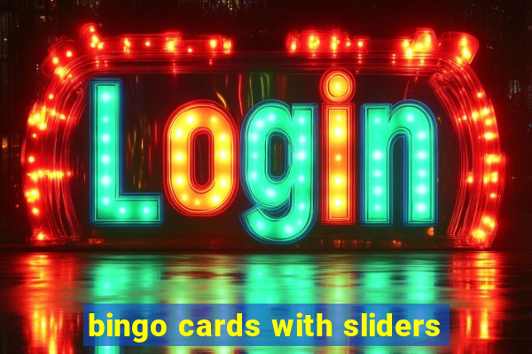 bingo cards with sliders