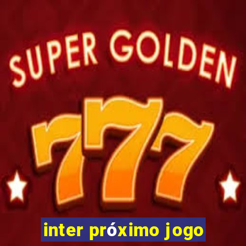 inter próximo jogo