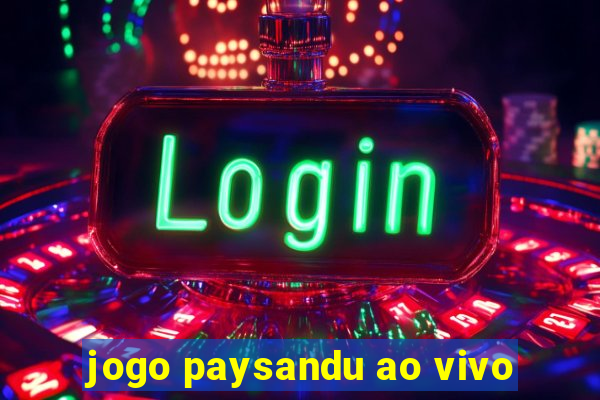 jogo paysandu ao vivo