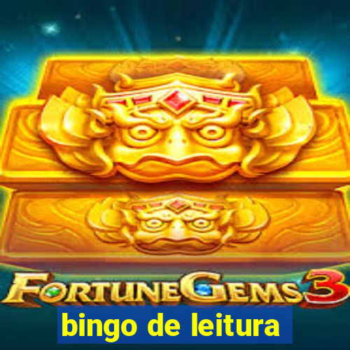 bingo de leitura