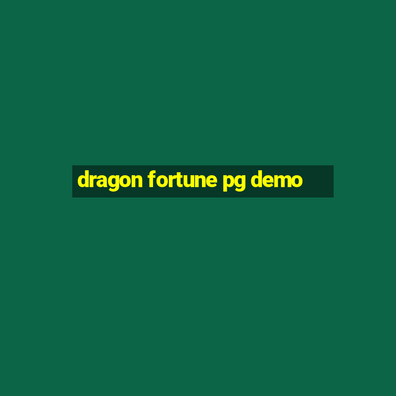 dragon fortune pg demo