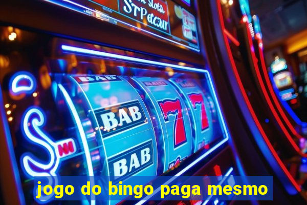 jogo do bingo paga mesmo