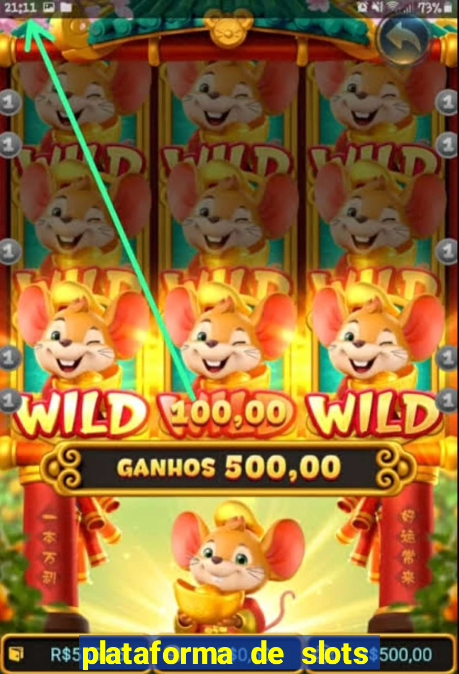 plataforma de slots pagando no cadastro