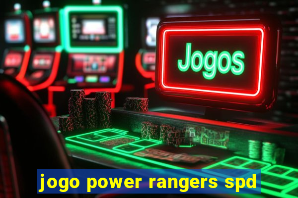 jogo power rangers spd