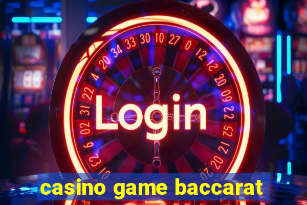 casino game baccarat