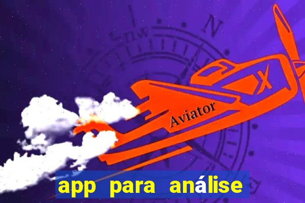 app para análise de jogos