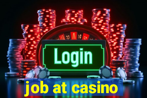 job at casino