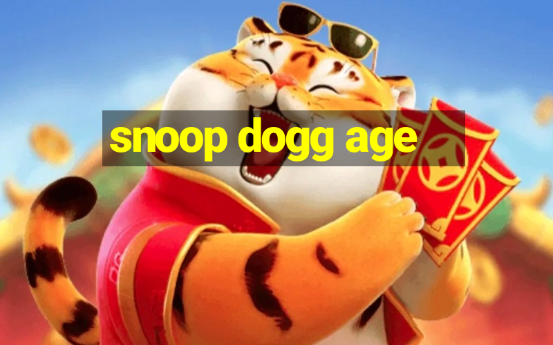 snoop dogg age