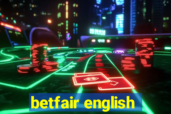 betfair english