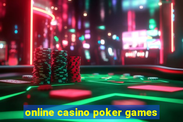 online casino poker games