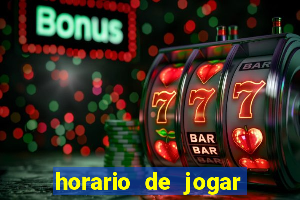 horario de jogar fortune tiger