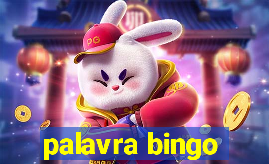 palavra bingo