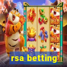 rsa betting