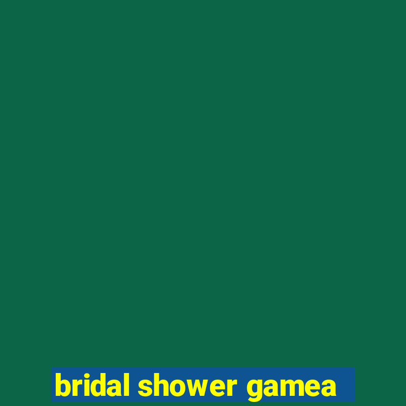 bridal shower gamea