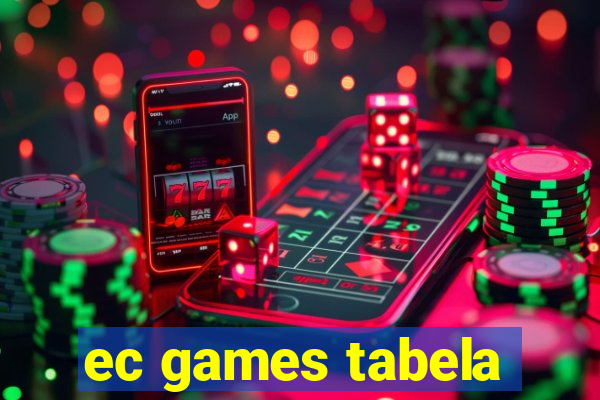 ec games tabela