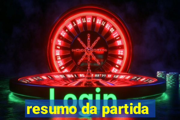 resumo da partida